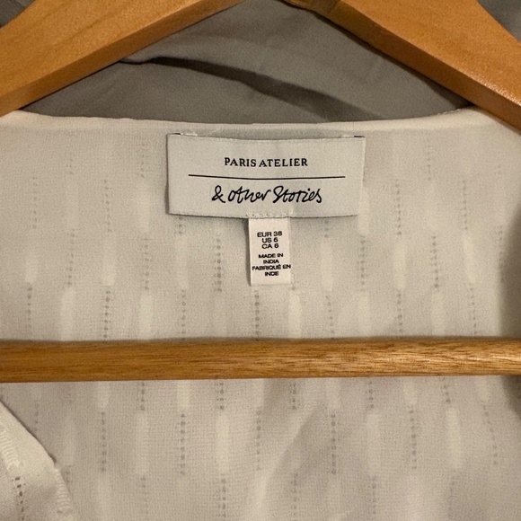 Ruffled Cotton Wrap Dress - & Other Stories - Picture 2 of 2